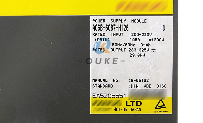 fanuc a06b 6087 h126