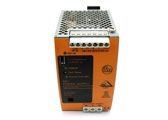 IFM AC1224 AS-Interface Power Supply | 30.5V 4A 110/230VAC DIN Rail