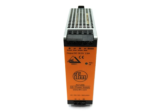 IFM AC1256 AS-Interface Power Supply | 30.5V 2.8A 85W 100-240VAC DIN Rail