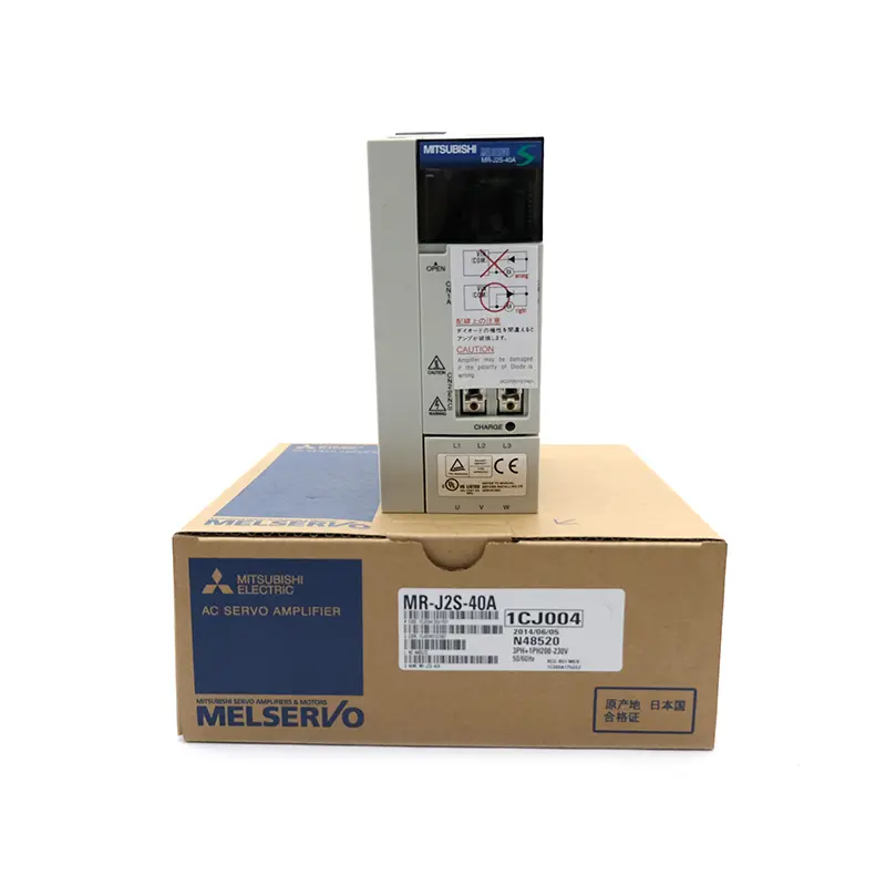 Mitsubishi MR-J2S-40A MELSERVO-J2-Super AC Servo Amplifier | 0.4 kW 200–230 VAC 2.8 A
