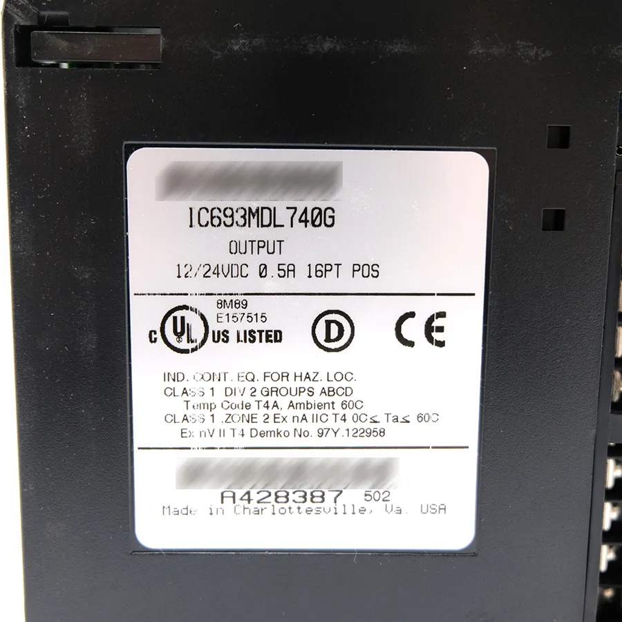 GE Fanuc IC693MDL740G